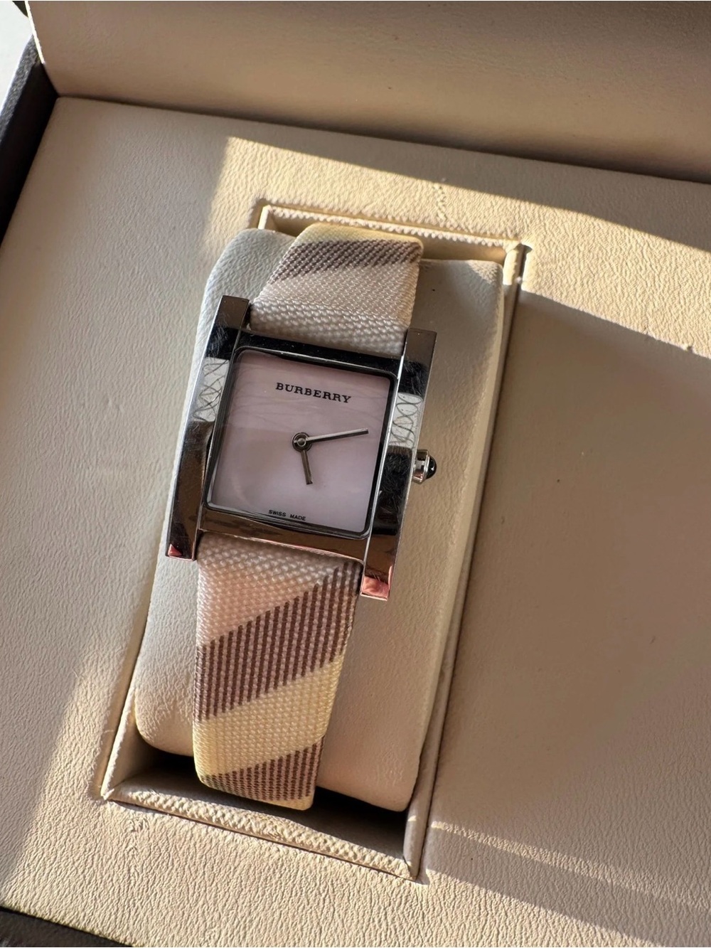 Burberry Beige & Pink Super Nova Watch - Picture 2 of 6